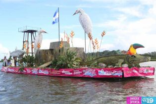 V Carnaval Acuático en Río San Juan de Nicaragua