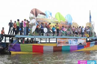 V Carnaval Acuático en Río San Juan de Nicaragua