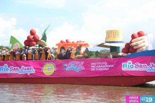 V Carnaval Acuático en Río San Juan de Nicaragua