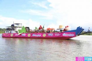V Carnaval Acuático en Río San Juan de Nicaragua