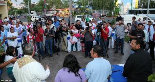 Inauguración de Tiangue La Purísima en Avenida Bolivar
