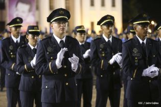 Daniel y Rosario presiden XVI acto de graduación de cadetes de la Policía