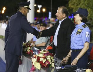 Daniel y Rosario presiden XVI acto de graduación de cadetes de la Policía