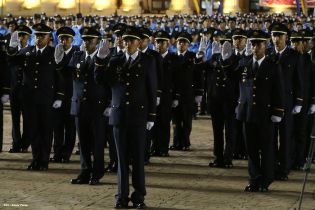 Daniel y Rosario presiden XVI acto de graduación de cadetes de la Policía