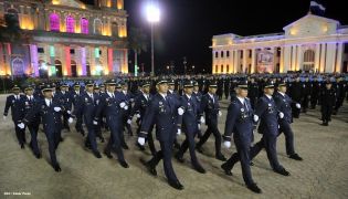 Daniel y Rosario presiden XVI acto de graduación de cadetes de la Policía