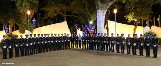 Daniel y Rosario presiden XVI acto de graduación de cadetes de la Policía