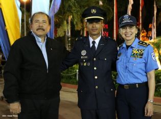 Daniel y Rosario presiden XVI acto de graduación de cadetes de la Policía