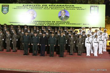 XXIII Graduación del Centro Superior de Estudios Militares “General José Dolores Estrada” del Ejército de Nicaragua