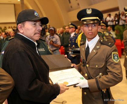XXIII Graduación del Centro Superior de Estudios Militares “General José Dolores Estrada” del Ejército de Nicaragua