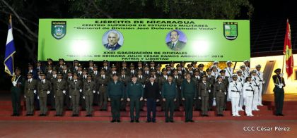XXIII Graduación del Centro Superior de Estudios Militares “General José Dolores Estrada” del Ejército de Nicaragua