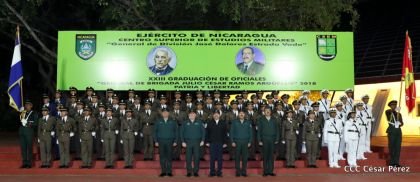 XXIII Graduación del Centro Superior de Estudios Militares “General José Dolores Estrada” del Ejército de Nicaragua