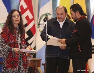 ¡Bienvenidos a Nicaragua en nombre de la Paz!