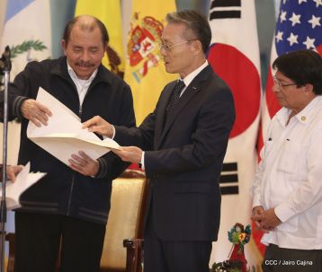 ¡Bienvenidos a Nicaragua en nombre de la Paz!