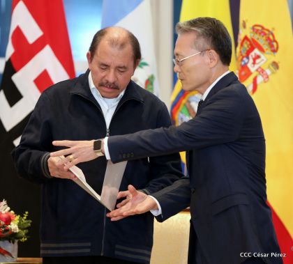 ¡Bienvenidos a Nicaragua en nombre de la Paz!