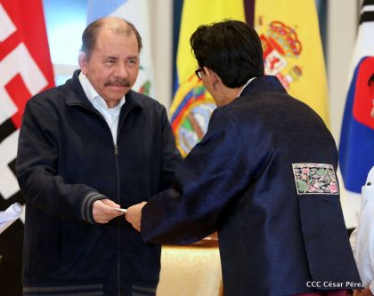 ¡Bienvenidos a Nicaragua en nombre de la Paz!