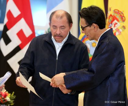 ¡Bienvenidos a Nicaragua en nombre de la Paz!