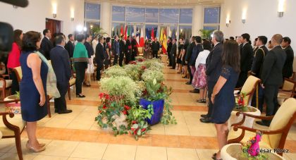 ¡Bienvenidos a Nicaragua en nombre de la Paz!