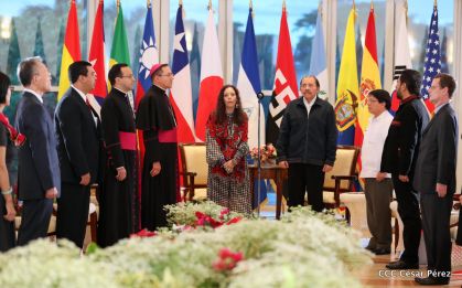 ¡Bienvenidos a Nicaragua en nombre de la Paz!