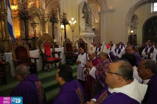 Misa en León por Centenario Provincia Eclesiástica de Nicaragua