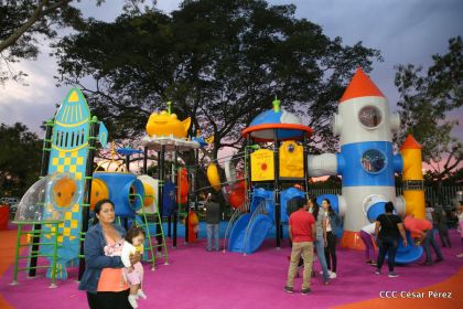 Última Etapa del Parque Luis Alfonso, dedicada con Amor a las Familias de toda Nicaragua 