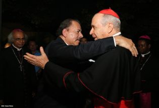 Presidente Daniel y Compañera Rosario se reúnen con Enviado Especial del Papa, Cardenal Nicolás de Jesús López