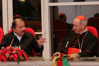 Presidente Daniel y Compañera Rosario se reúnen con Enviado Especial del Papa, Cardenal Nicolás de Jesús López