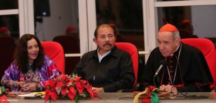 Presidente Daniel y Compañera Rosario se reúnen con Enviado Especial del Papa, Cardenal Nicolás de Jesús López