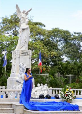 Así se conmemoró el 152 aniversario del natalicio de Rubén Darío