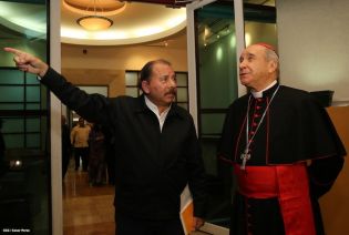 Presidente Daniel y Compañera Rosario se reúnen con Enviado Especial del Papa, Cardenal Nicolás de Jesús López