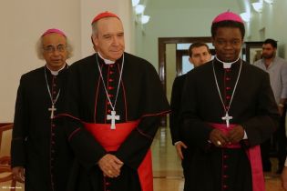 Presidente Daniel y Compañera Rosario se reúnen con Enviado Especial del Papa, Cardenal Nicolás de Jesús López
