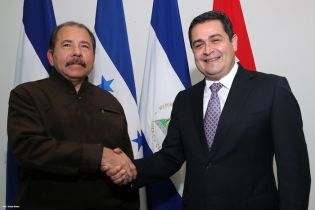 Presidente Daniel recibe a presidente electo de Honduras, Juan Orlando Hernández