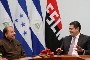 Presidente Daniel recibe a presidente electo de Honduras, Juan Orlando Hernández