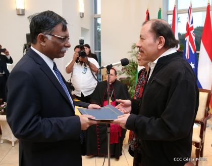 Embajadores presentan credenciales en una Nicaragua que quiere paz