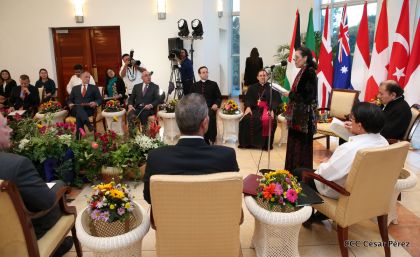 Embajadores presentan credenciales en una Nicaragua que quiere paz