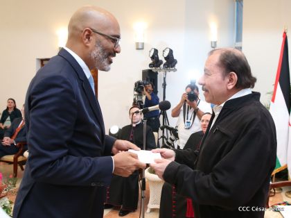 Embajadores presentan credenciales en una Nicaragua que quiere paz