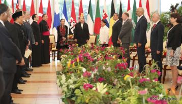 Embajadores presentan credenciales en una Nicaragua que quiere paz