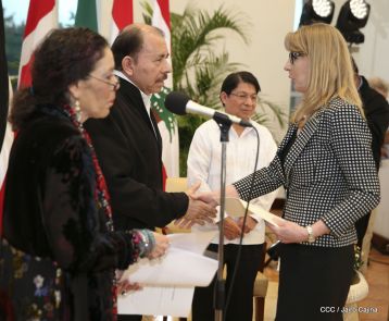 Embajadores presentan credenciales en una Nicaragua que quiere paz