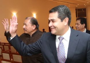 Presidente Daniel recibe a presidente electo de Honduras, Juan Orlando Hernández