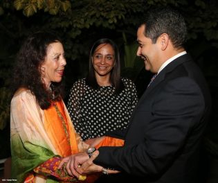 Presidente Daniel recibe a presidente electo de Honduras, Juan Orlando Hernández