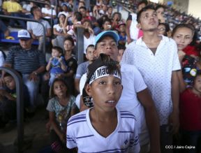 Así se vivió el estadio virtual en el Polideportivo Alexis Argüello