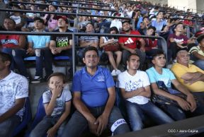 Así se vivió el estadio virtual en el Polideportivo Alexis Argüello