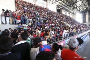 Así se vivió el estadio virtual en el Polideportivo Alexis Argüello
