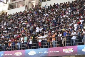 Así se vivió el estadio virtual en el Polideportivo Alexis Argüello