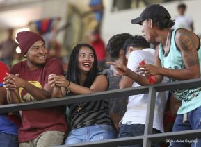 Así se vivió el estadio virtual en el Polideportivo Alexis Argüello