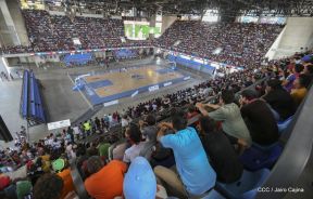 Así se vivió el estadio virtual en el Polideportivo Alexis Argüello