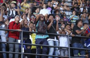 Así se vivió el estadio virtual en el Polideportivo Alexis Argüello
