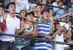 Así se vivió el estadio virtual en el Polideportivo Alexis Argüello