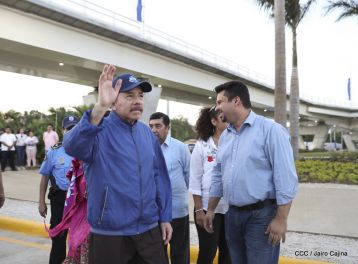 Gobierno Sandinista inaugura Paso a Desnivel Nejapa