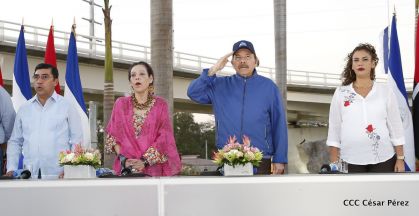 Gobierno Sandinista inaugura Paso a Desnivel Nejapa