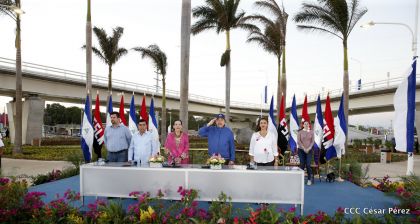 Gobierno Sandinista inaugura Paso a Desnivel Nejapa